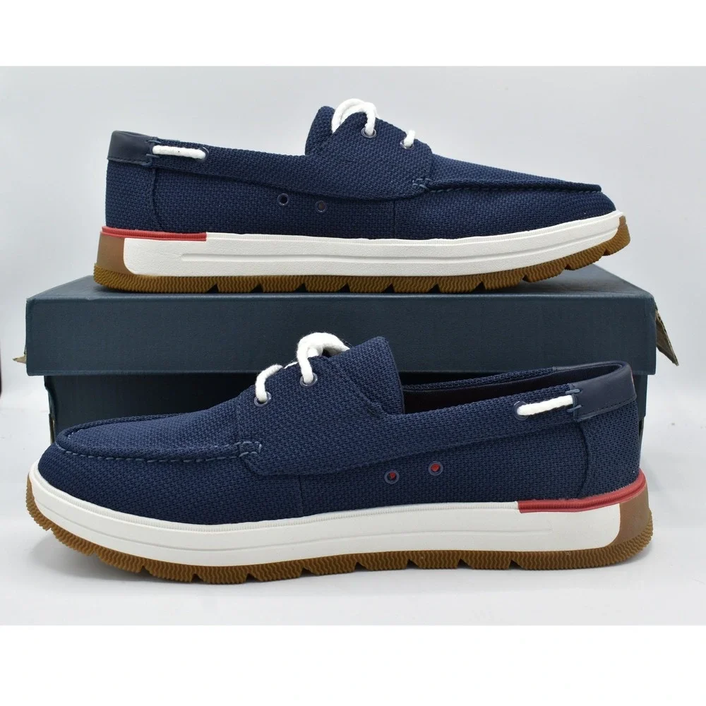 Sperry Womens Size 11 Augusta Boat Textile Navy Marine Boats Shoes Summer Beach